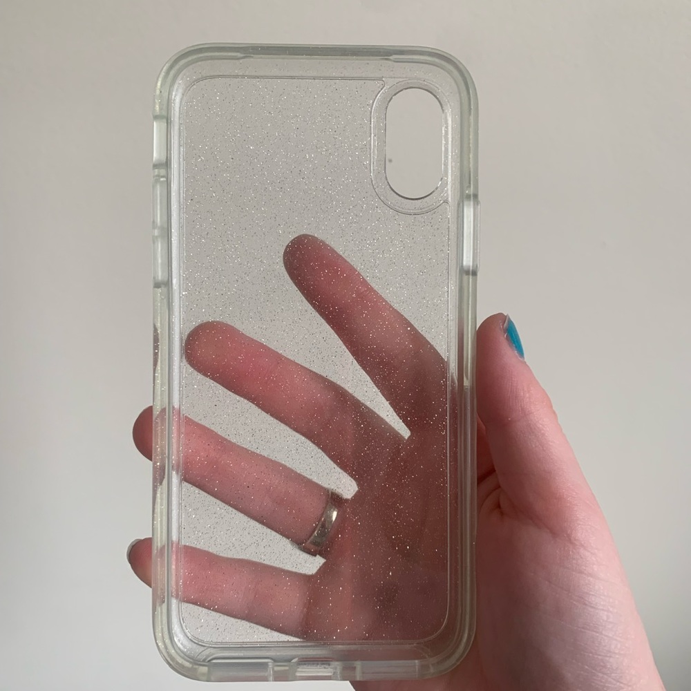 OTTER BOX clear sparkly case! Brand new!